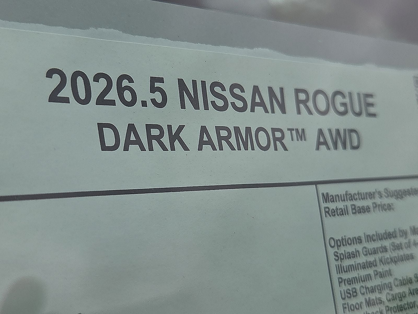 2026 Nissan Rogue Dark Armor™