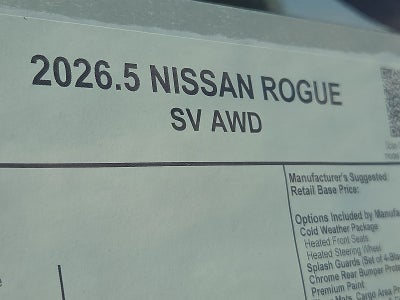 2026 Nissan Rogue SV