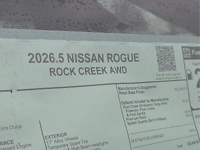 2026 Nissan Rogue Rock Creek®