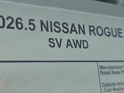 2026 Nissan Rogue SV
