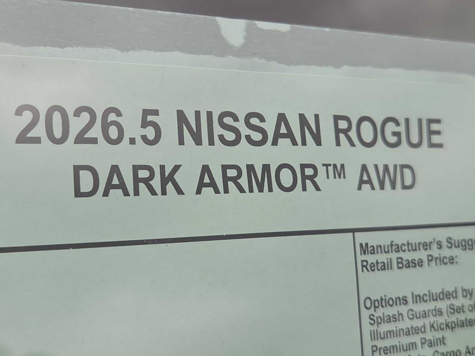 2026 Nissan Rogue Dark Armor™