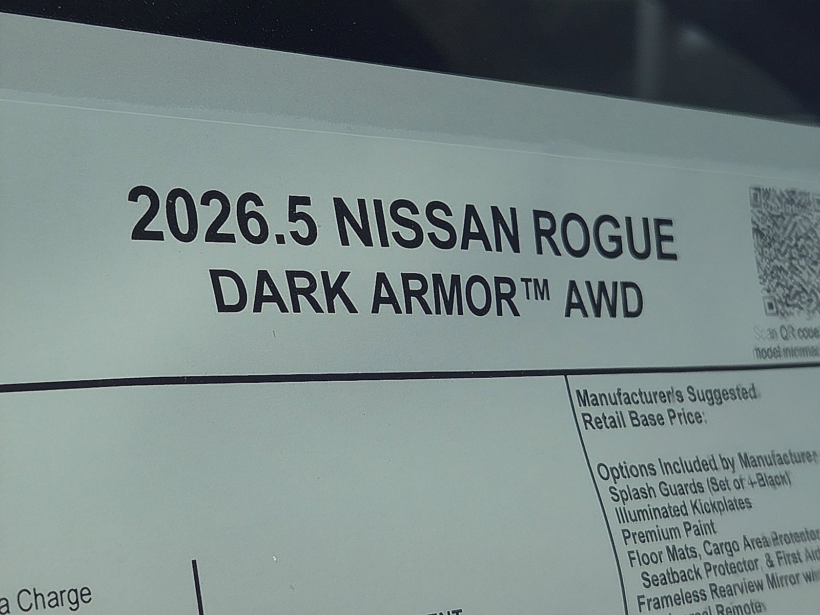 2026 Nissan Rogue Dark Armor™