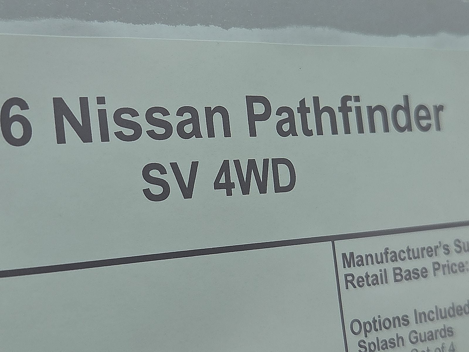 2026 Nissan Pathfinder SV