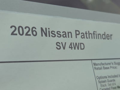 2026 Nissan Pathfinder SV