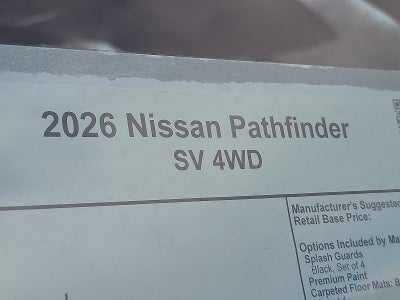 2026 Nissan Pathfinder SV