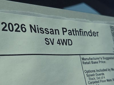 2026 Nissan Pathfinder SV