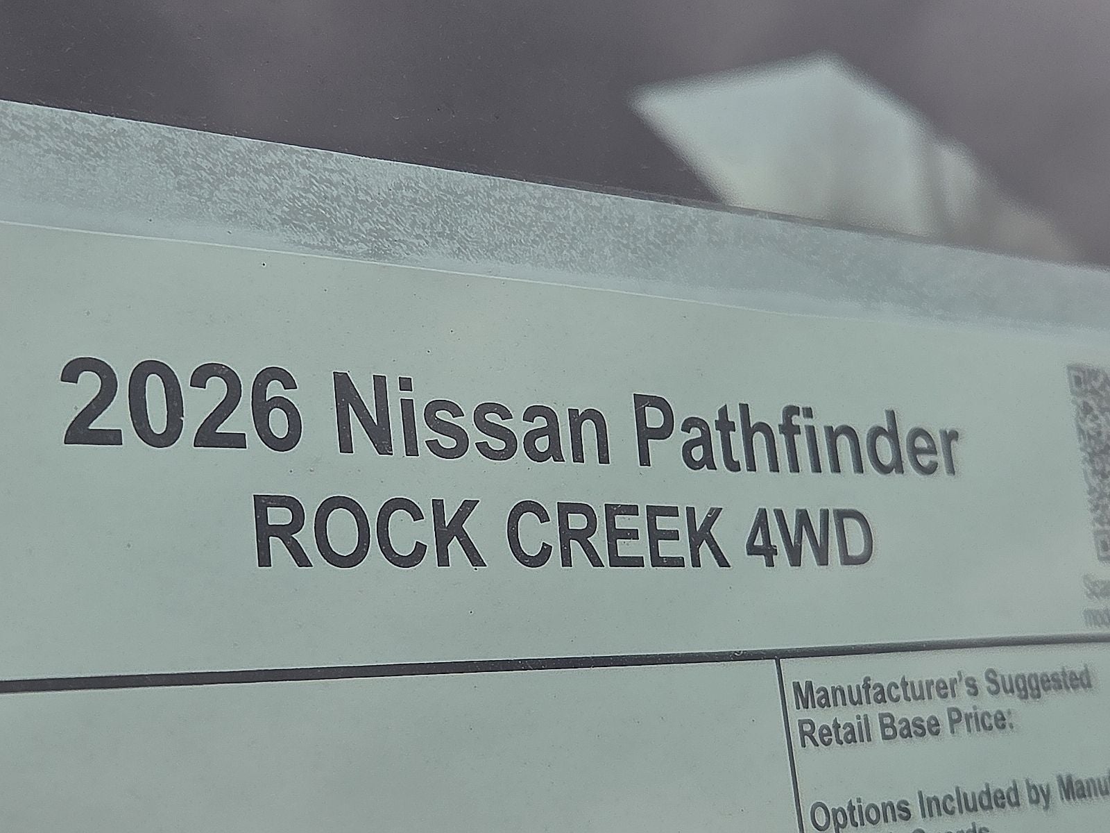 2026 Nissan Pathfinder Rock Creek®