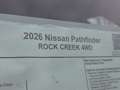 2026 Nissan Pathfinder Rock Creek®