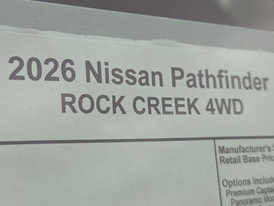 2026 Nissan Pathfinder Rock Creek®