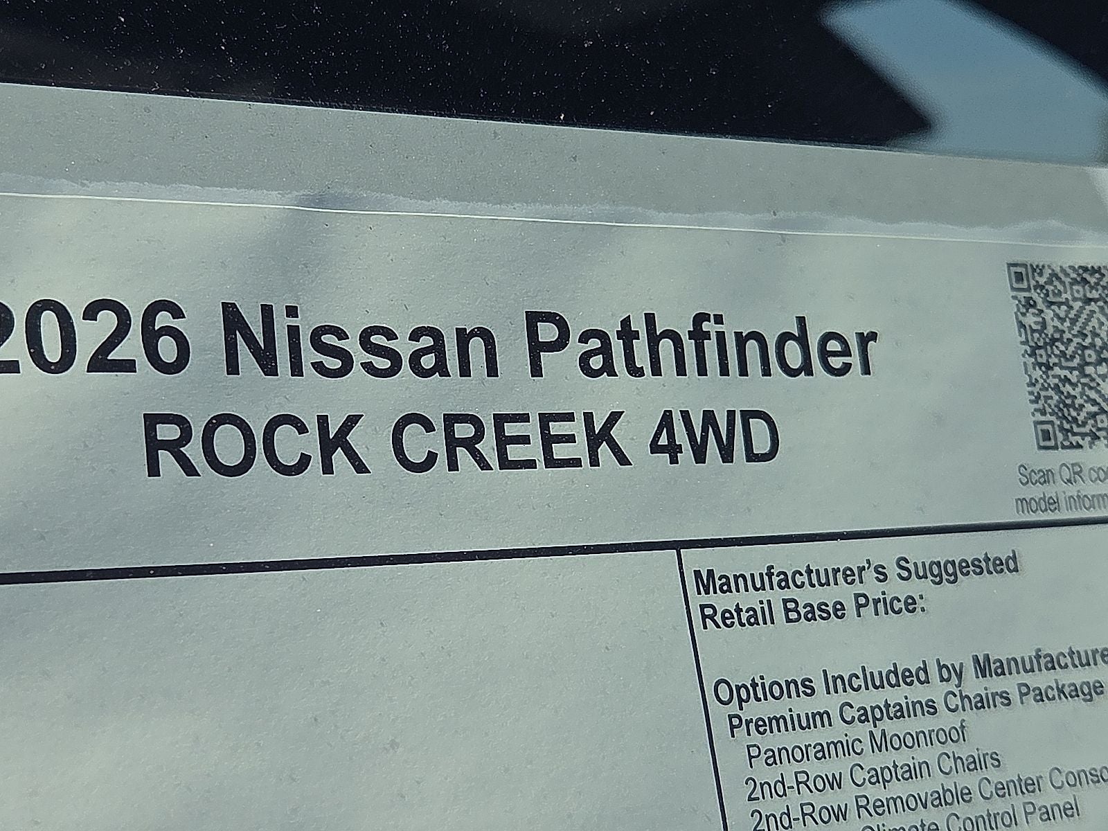 2026 Nissan Pathfinder Rock Creek®