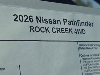 2026 Nissan Pathfinder Rock Creek®