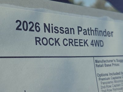 2026 Nissan Pathfinder Rock Creek®