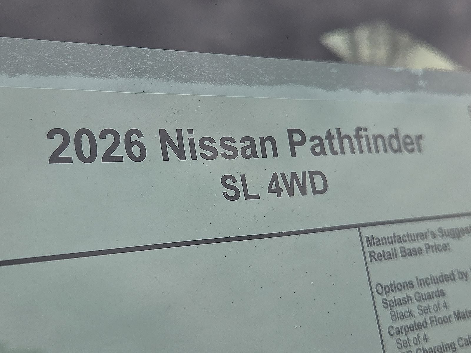 2026 Nissan Pathfinder SL