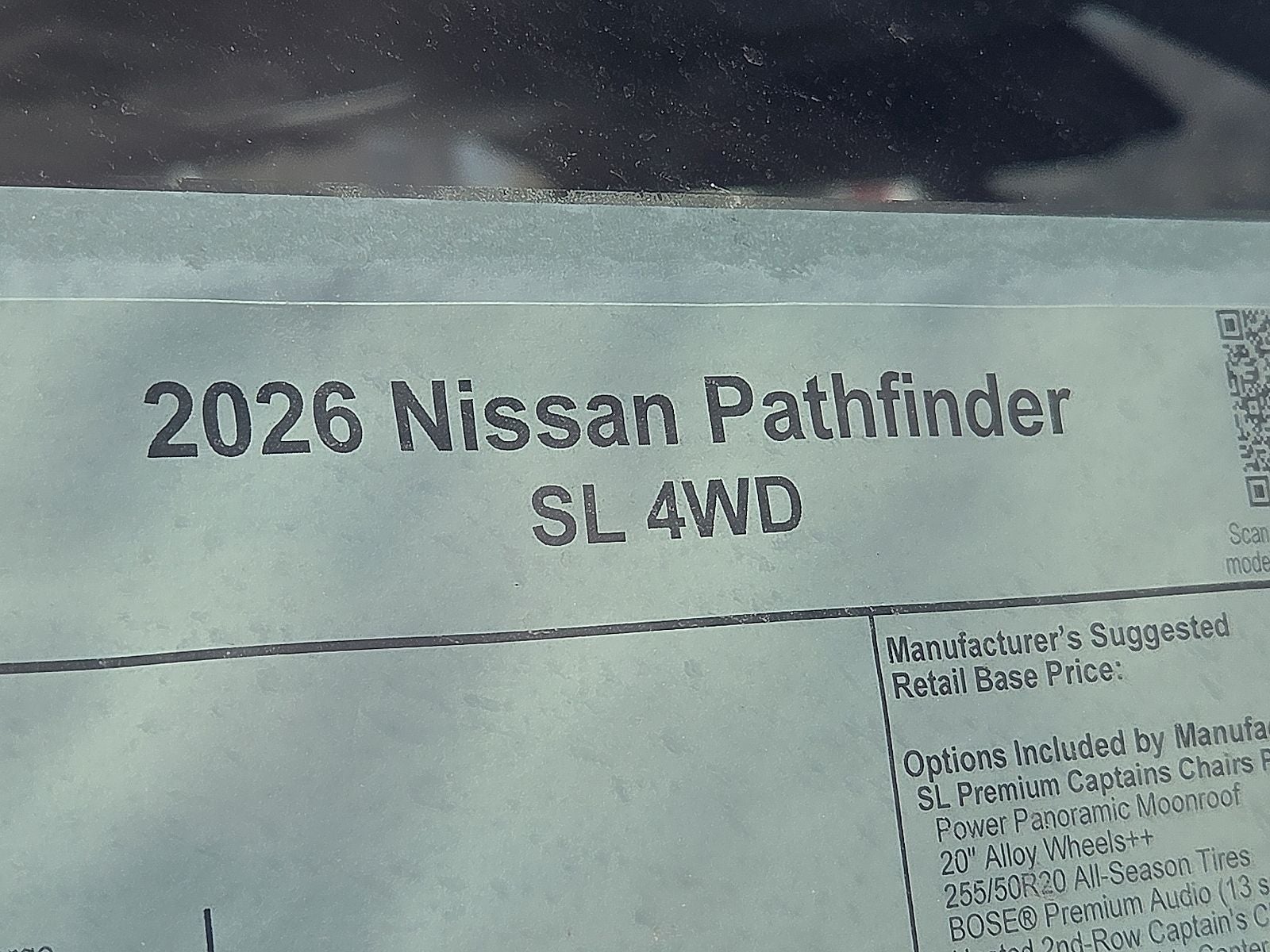 2026 Nissan Pathfinder SL