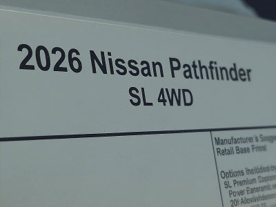 2026 Nissan Pathfinder SL