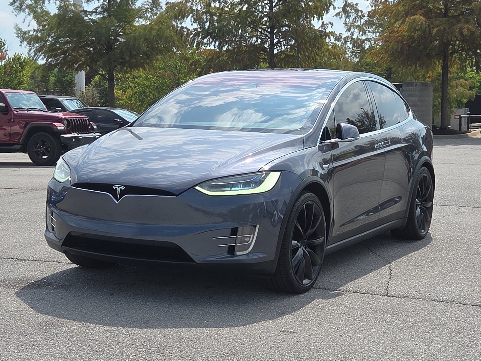 Used 2021 Tesla Model X Long Range Plus with VIN 5YJXCBE27MF308883 for sale in Bentonville, AR