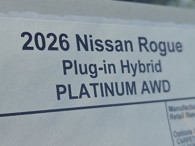 2026 Nissan Rogue Plug-In Hybrid Platinum