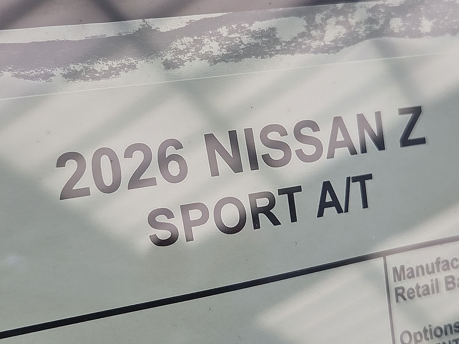2026 Nissan Z Sport