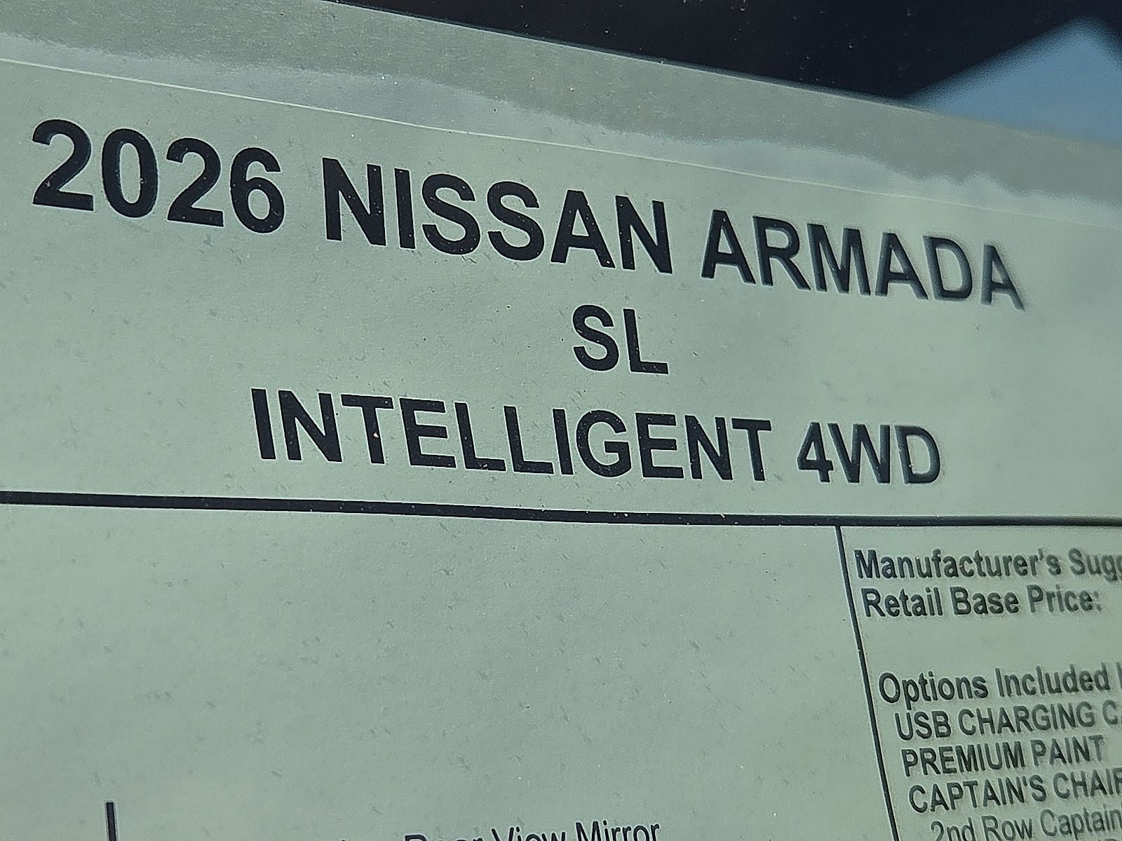 2026 Nissan Armada SL