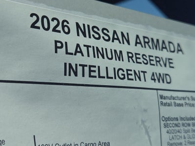2026 Nissan Armada Platinum Reserve