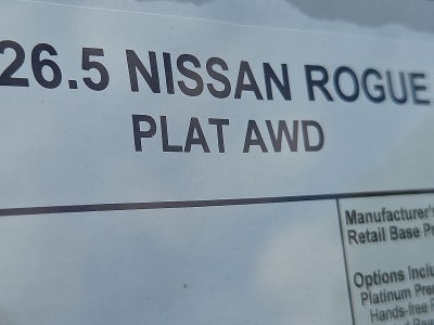 2026 Nissan Rogue Platinum