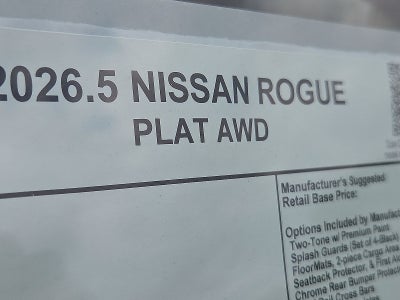 2026 Nissan Rogue Platinum