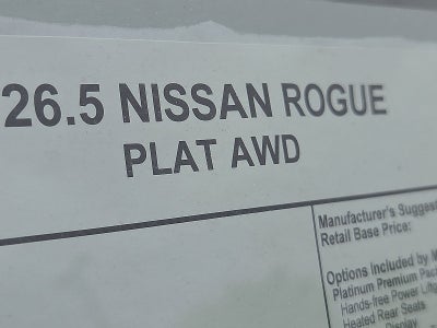 2026 Nissan Rogue Platinum