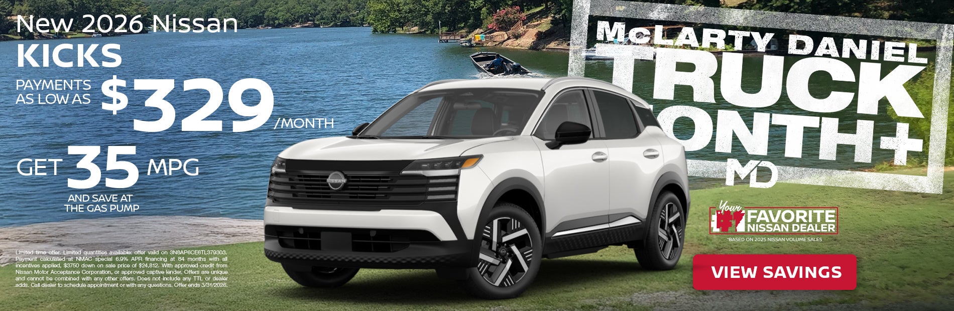 New 2026 Nissan Kicks