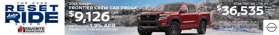 2025 Nissan Frontier Crew Cab Pro4x
