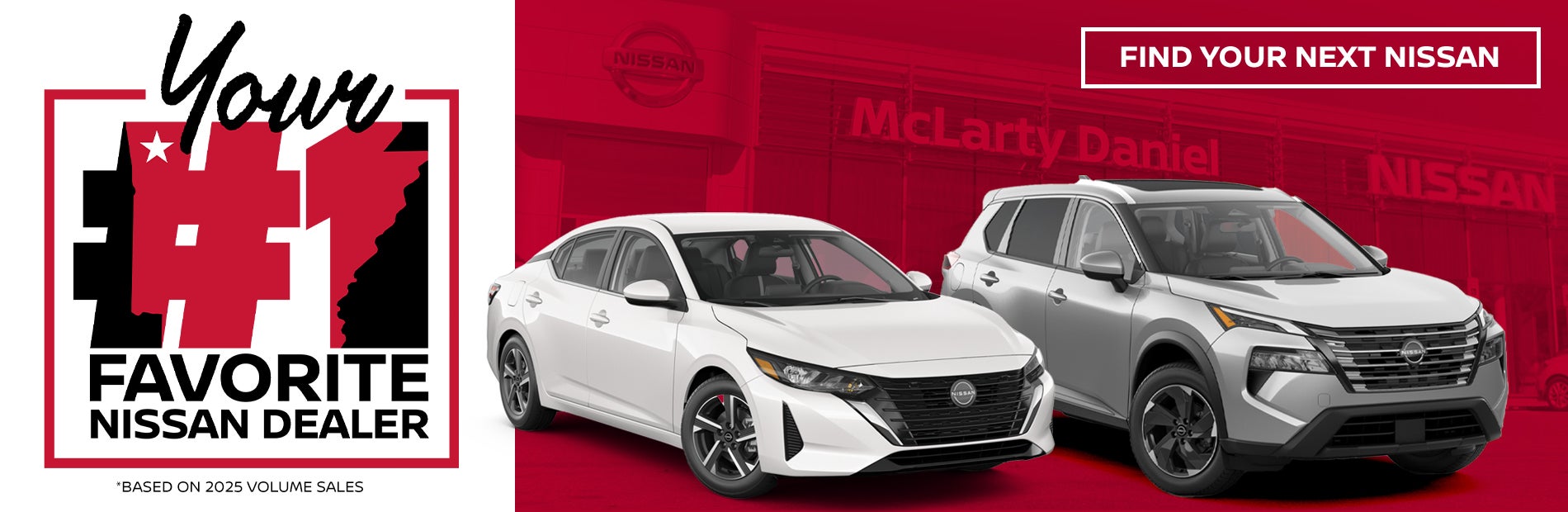 #1 Favorite Nissan Dealer.