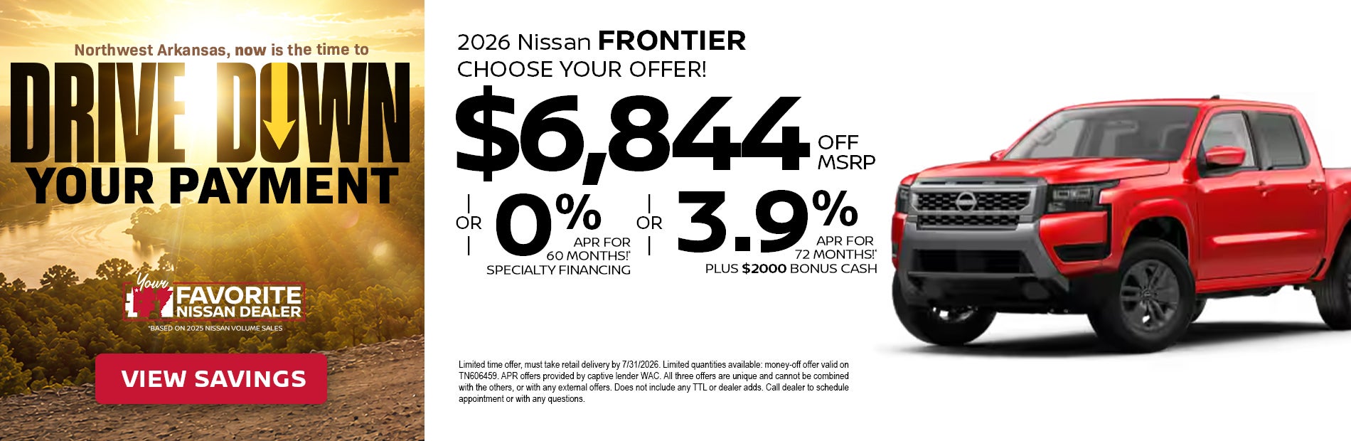 New 2026 Nissan Frontier