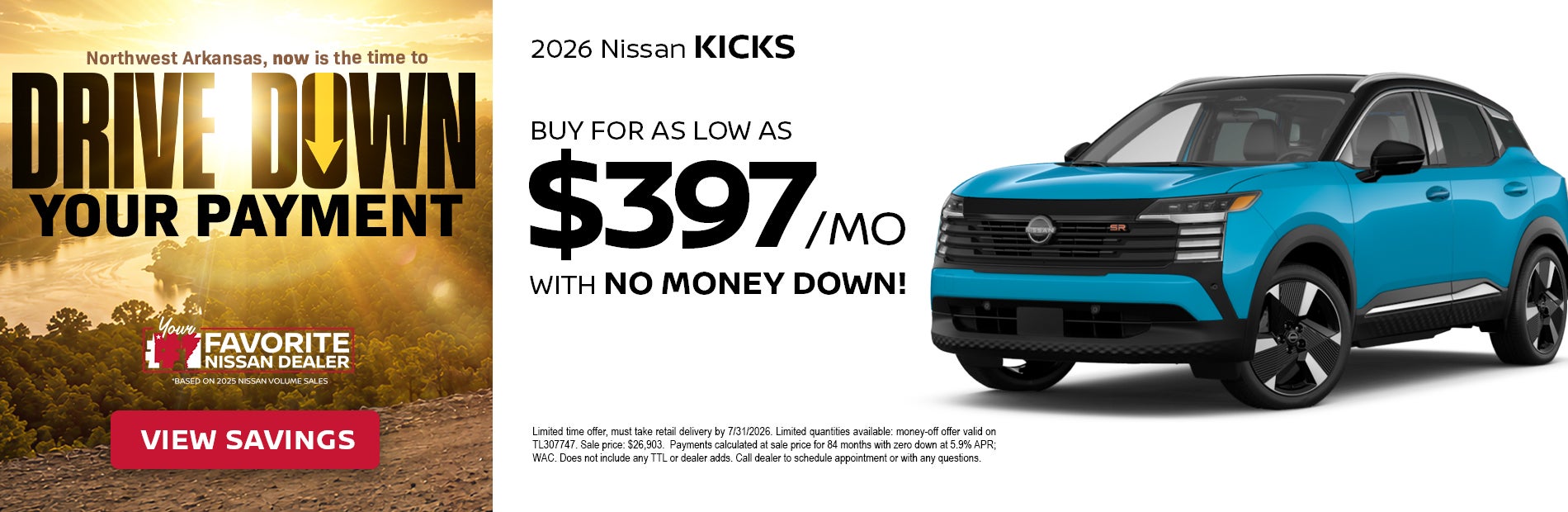 New 2026 Nissan Kicks