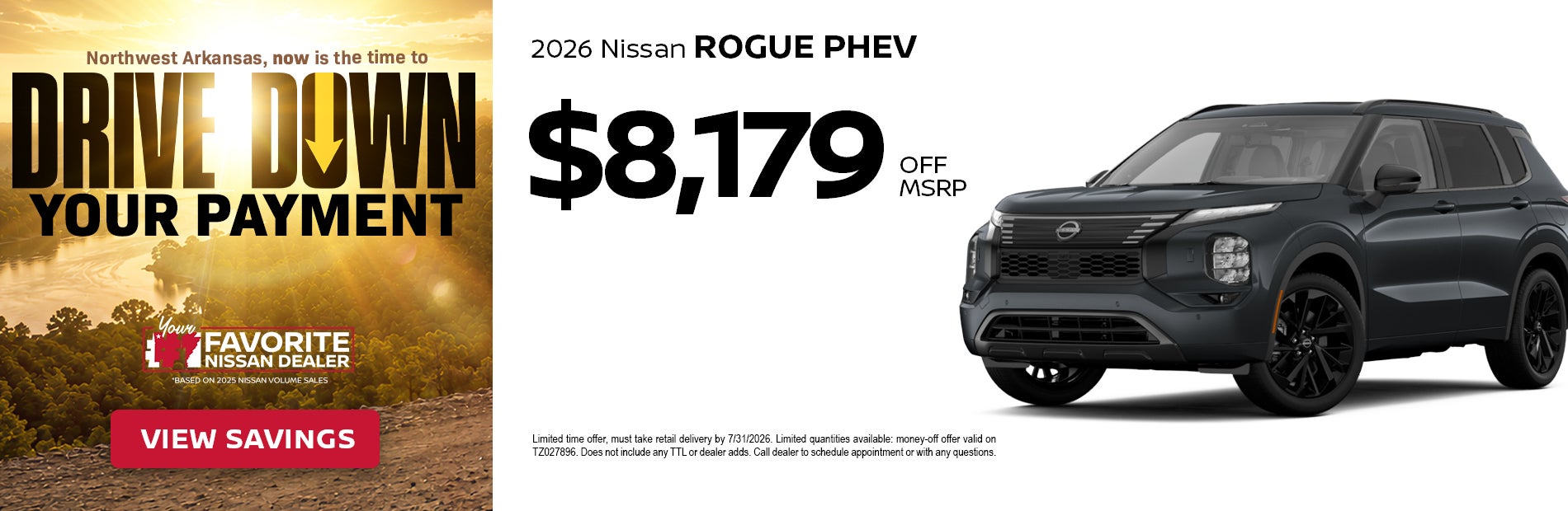 New 2026 Nissan Rogue PHEV