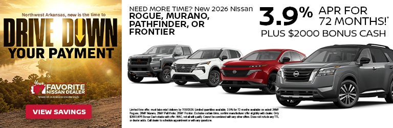 3.9% on New Nissan Models