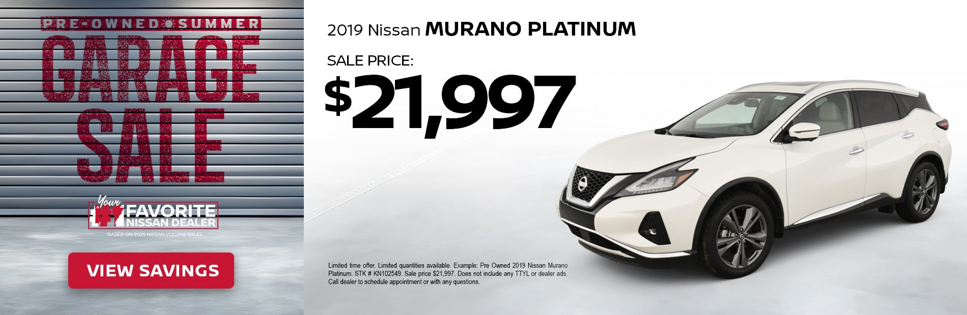 2019 Murano Platinum
