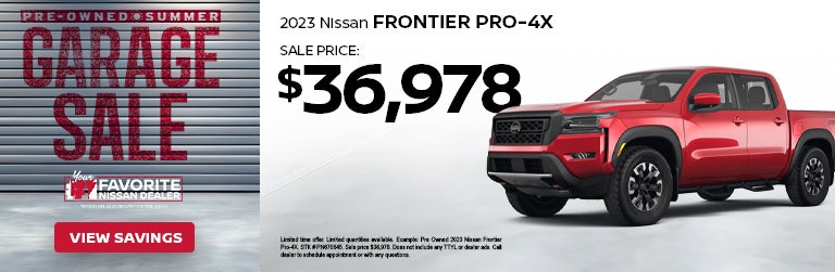 2023 Frontier Pro-4X