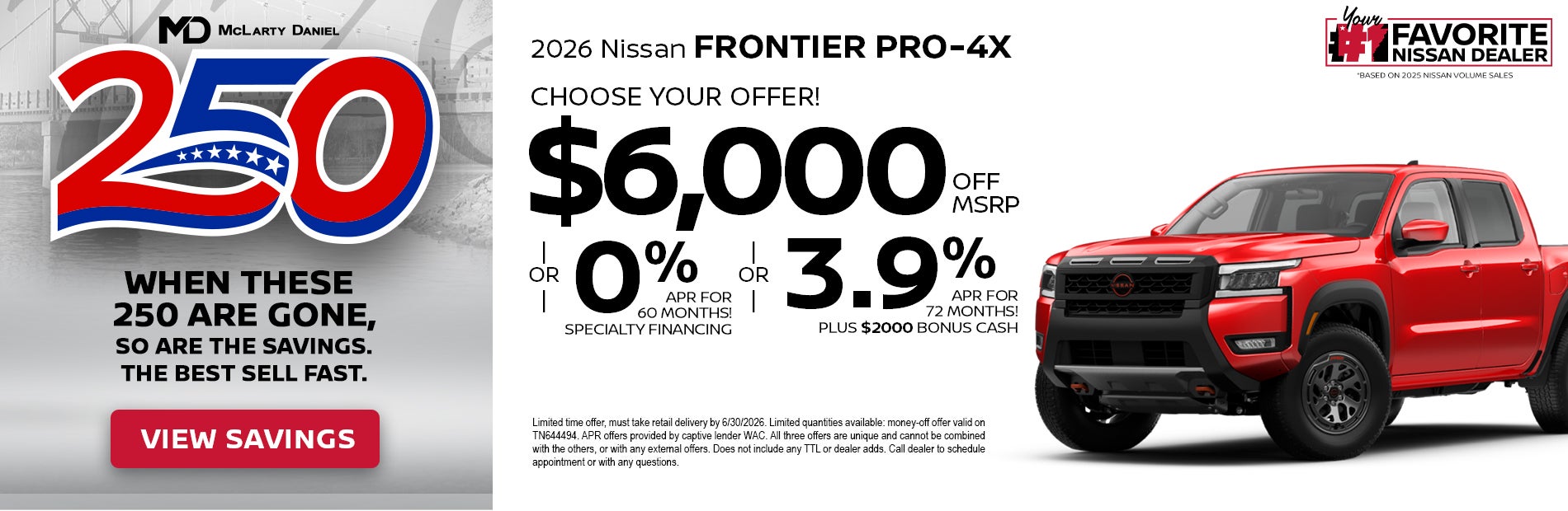 2026 Nissan Frontier Pro-4x