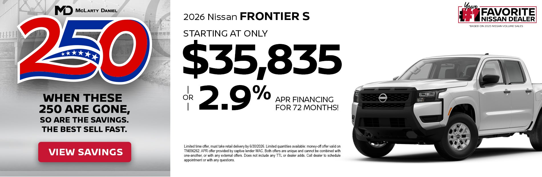 2026 Nissan Frontier S