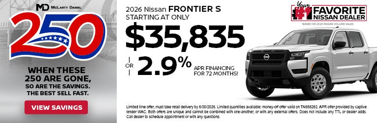 2026 Nissan Frontier S