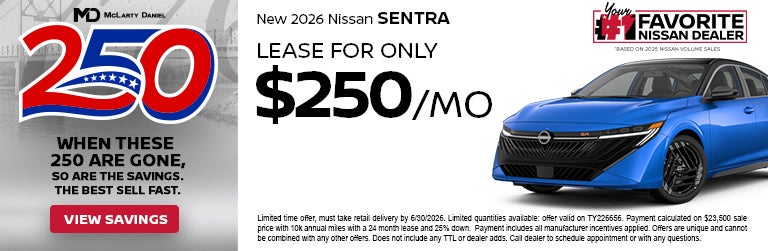 New 2026 Nissan Sentra