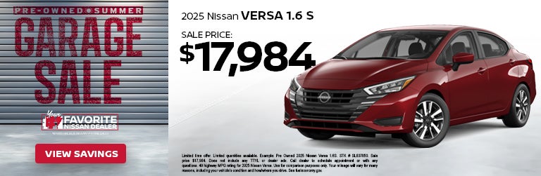 2025 Versa 1.6 S