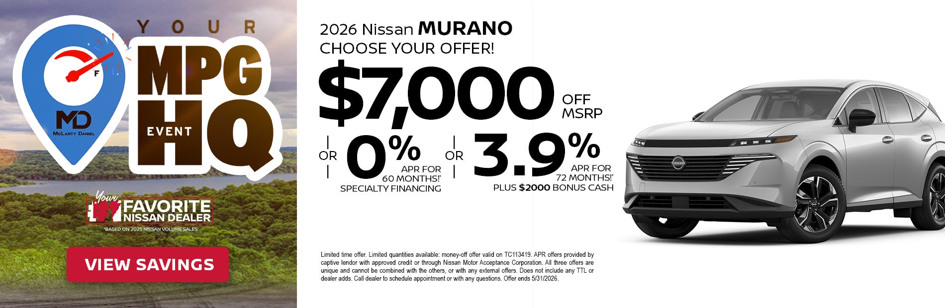 New 2026 Nissan Murano