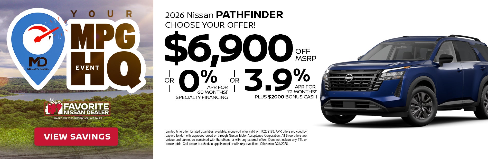 New 2026 Nissan Pathfinder