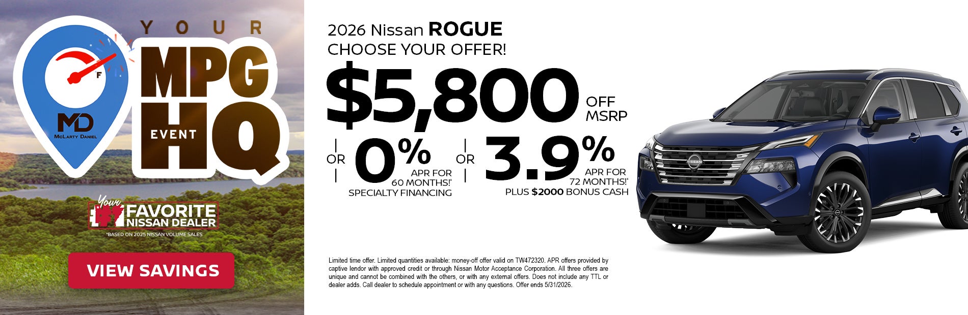 New 2026 Nissan Rogue