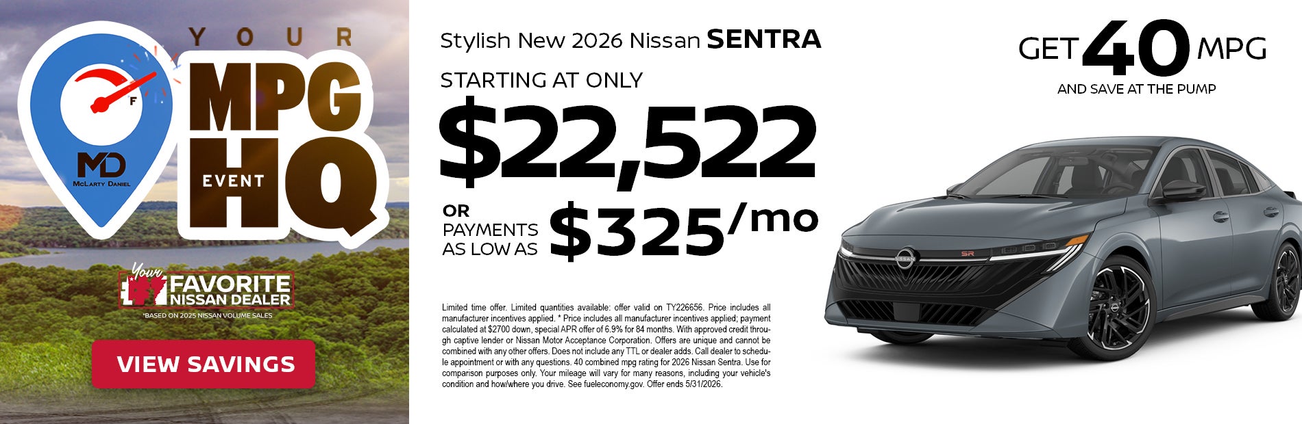 New 2026 Nissan Sentra
