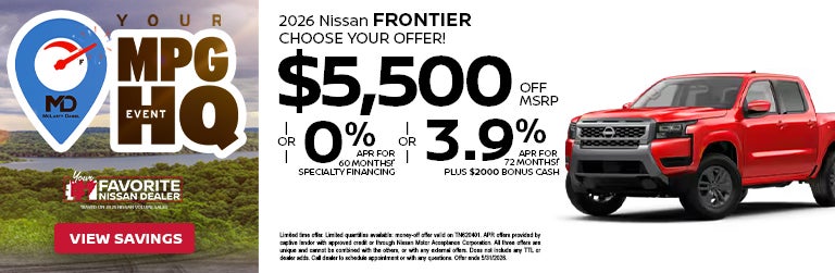 New 2026 Nissan Frontier