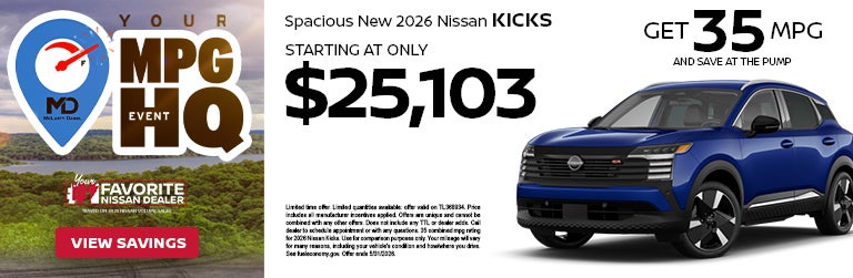 New 2026 Nissan Kicks
