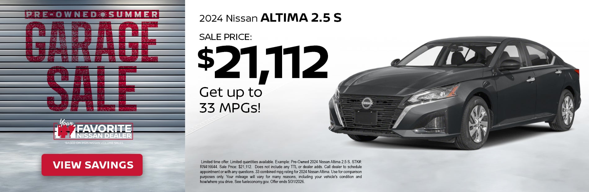 PreOwned 2024 Nissan Altima