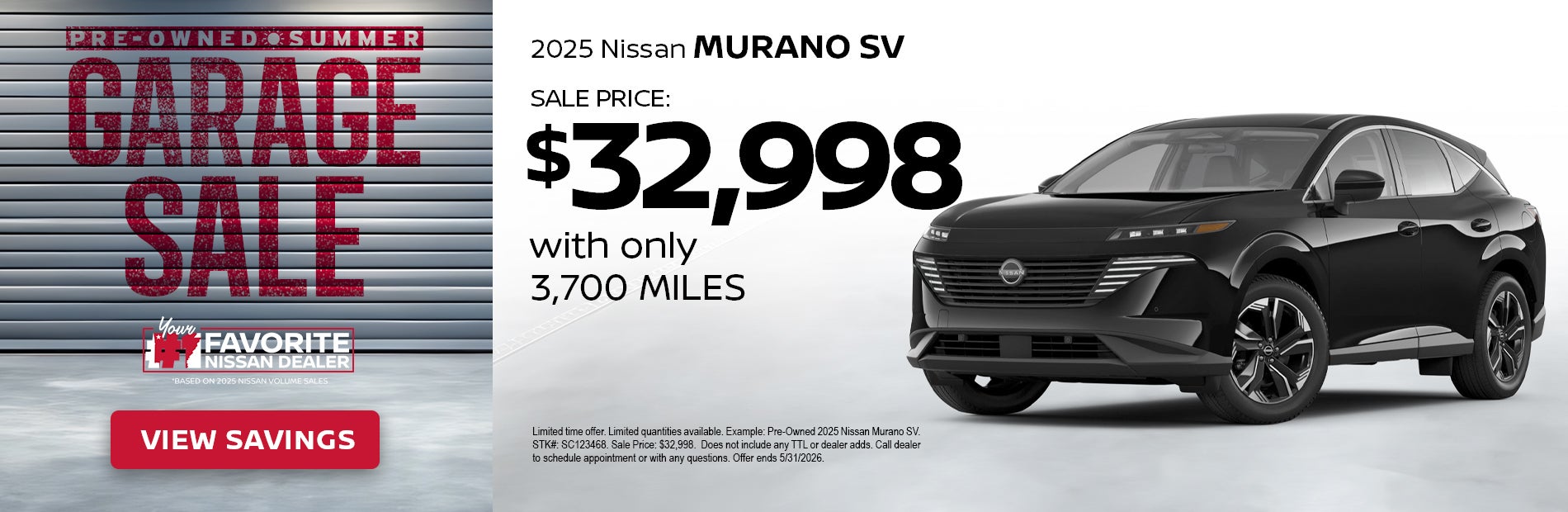 PreOwned 2025 Nissan Murano 