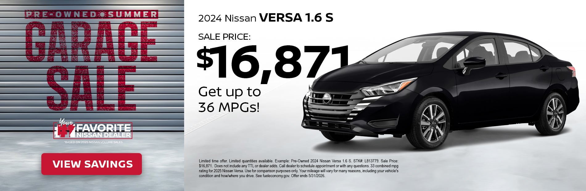 PreOwned 2024 NIssan Versa